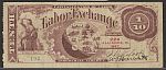Alliance, Ohio 1897 Labor Exchange Note, Branch No. 224, 1/10 Unit, Very Fine, S.N.192